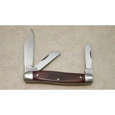 Western USA Stainless W338 Wood Stockman Knife Western USA Stainless W338 Wood Stockman Knife