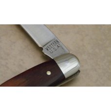 Western USA Stainless W236 Wood Muskrat Knife Western USA Stainless W236 Wood Muskrat Knife