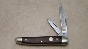 Boker Solingen Germany Tree Brand Classic Wood 340 Jack Knife c.1978-1984