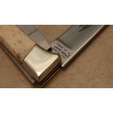 Parker Cut Co Surgical Steel Japan Bone Eagle Brand Lockback Knife with Saw in Box Parker Cut Co Surgical Steel Japan Bone Eagle Brand Lockback Knife with Saw in Box