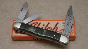 Parker Cut Co Surgical Steel Japan Jade Shiloh Whittler Knife in Box