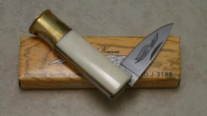 Parker Eagle Brand Surgical Steel Japan Bone Shotgun Shell Knife in Box