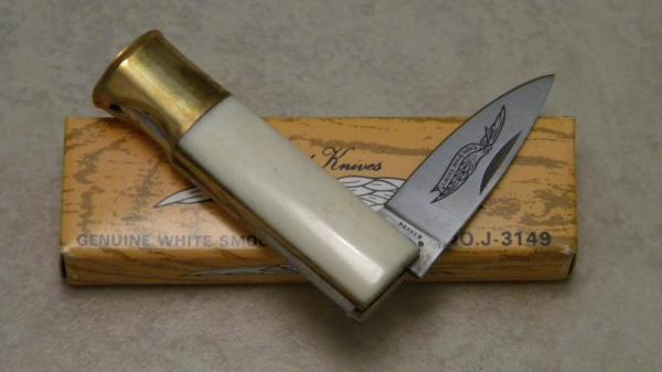 Parker Eagle Brand Surgical Steel Japan Bone Shotgun Shell Knife in Box Parker Eagle Brand Surgical Steel Japan Bone Shotgun Shell Knife in Box