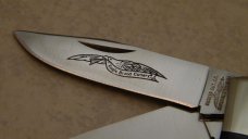 Parker Cut Co Surgical Steel Japan Bone Barlow Knife with Pearl Shield Inlay in Box Parker Cut Co Surgical Steel Japan Bone Barlow Knife with Pearl Shield Inlay in Box