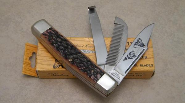 Parker Custom Series Surgical Steel Japan Bone Horse Hoof & Dog Grooming Knife in Box Parker Custom Series Surgical Steel Japan Bone Horse Hoof & Dog Grooming Knife in Box