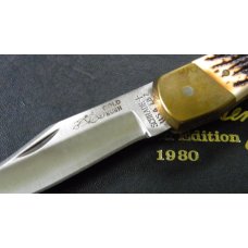 Schrade USA 153UH & LB7 Uncle Henry Limited Edition Gold Rush Knife & Sheath Set in Box c.1980 Schrade USA 153UH & LB7 Uncle Henry Limited Edition Gold Rush Knife & Sheath Set in Box c.1980