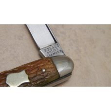 R. Klass Ohligs Germany Kissing Crane Snake Skin Stag Split Backspring Whittler Knife c. Pre 1934 R. Klass Ohligs Germany Kissing Crane Snake Skin Stag Split Backspring Whittler Knife c. Pre 1934