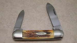 Case XX USA 1965-1969 Stag 52131 Canoe Knife