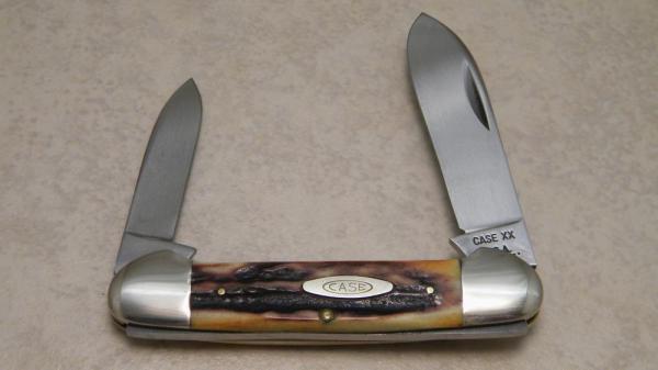 Case XX USA 10 Dot (1970) Stag 52131 Canoe Knife Case XX USA 10 Dot (1970) Stag 52131 Canoe Knife