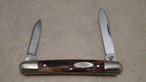 Case XX 1940-64 Red Stag 05263 Eisenhower Knife