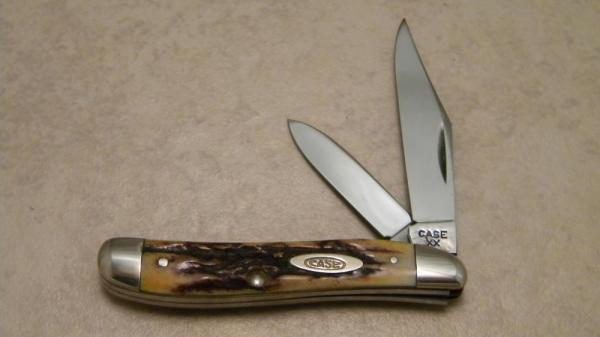 Case XX 1940-64 Stag 5220 Peanut Knife Case XX 1940-64 Stag 5220 Peanut Knife