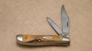 Case XX USA 10 Dot (1970) Stag 5220 Peanut Knife