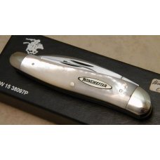 Winchester Trademark USA 1996 Pearl 38097 Wharncliffe Whittler Knife in Box Winchester Trademark USA 1996 Pearl 38097 Wharncliffe Whittler Knife in Box