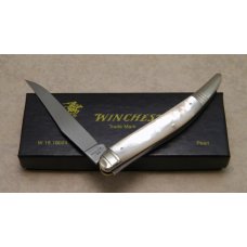Winchester Trademark USA 1998 Pearl 18024 Toothpick Knife in Box Winchester Trademark USA 1998 Pearl 18024 Toothpick Knife in Box