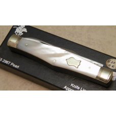 Winchester Trademark USA 1992 Pearl 2967 Moose Knife in Box Winchester Trademark USA 1992 Pearl 2967 Moose Knife in Box