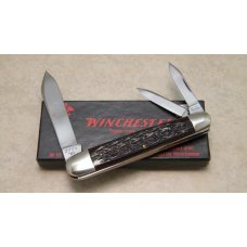 Winchester Trademark USA 1991 Bone 3995 Whittler Knife in Box Winchester Trademark USA 1991 Bone 3995 Whittler Knife in Box