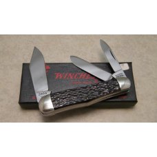 Winchester Trademark USA 1988 Bone 3904 Whittler Knife in Box Winchester Trademark USA 1988 Bone 3904 Whittler Knife in Box
