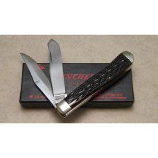 Winchester Trademark USA 1989 Bone 2904 1/2 Trapper Knife in Box Winchester Trademark USA 1989 Bone 2904 1/2 Trapper Knife in Box