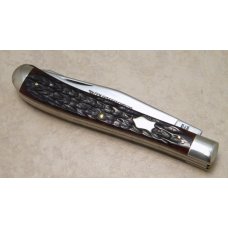 Winchester Trademark USA 1987 Bone 2904 Slimline Trapper Farmers Jack Knife in Box Winchester Trademark USA 1987 Bone 2904 Slimline Trapper Farmers Jack Knife in Box