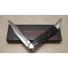 Winchester Trademark USA 1990 Bone 1936 Big Toothpick Knife in Box Winchester Trademark USA 1990 Bone 1936 Big Toothpick Knife in Box
