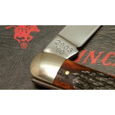 Winchester Trademark USA 1990 Bone 2903 Swell Center Pen Knife in Box Winchester Trademark USA 1990 Bone 2903 Swell Center Pen Knife in Box