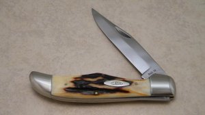 Case XX USA 1965-1969 Stag 5165 SAB Folding Hunter Knife