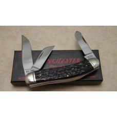 Winchester Trademark USA 1989 Bone 3949 Sowbelly Knife in Box Winchester Trademark USA 1989 Bone 3949 Sowbelly Knife in Box