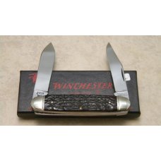 Winchester Trademark USA 1988 Bone 2991 Moose Knife in Box Winchester Trademark USA 1988 Bone 2991 Moose Knife in Box