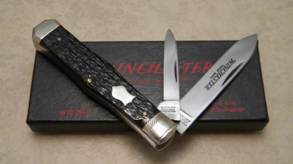 Winchester Trademark USA 1987 Bone 2921 Coffin Jack Knife in Box Winchester Trademark USA 1987 Bone 2921 Coffin Jack Knife in Box
