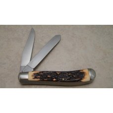 Schrade + USA 285UH Uncle Henry Staglon Pro Trapper Knife in Box Schrade + USA 285UH Uncle Henry Staglon Pro Trapper Knife in Box