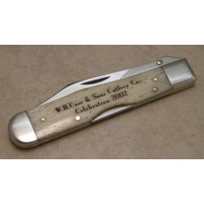 Case XX USA 2002 W.R. Case & Sons Cutlery Co. Celebration Bone 6111 1/2 L SS Cheetah Knife Case XX USA 2002 W.R. Case & Sons Cutlery Co. Celebration Bone 6111 1/2 L SS Cheetah Knife