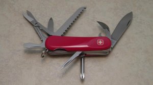 Wenger Delemont Switzerland Stainless Red Swiss Army Knife