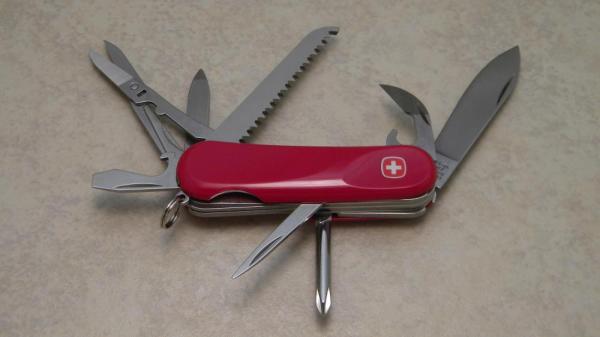 Wenger Delemont Switzerland Stainless Red Swiss Army Knife