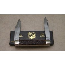 John Primble India Steel Works 1988 Bone 5220 Moose Knife in Box John Primble India Steel Works 1988 Bone 5220 Moose Knife in Box