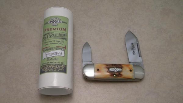 Great Eastern Cutlery Northfield UN-X-LD 2008 Burnt Stag 362208 Sunfish Elephant Toe Knife in Tube Great Eastern Cutlery Northfield UN-X-LD 2008 Burnt Stag 362208 Sunfish Elephant Toe Knife in Tube