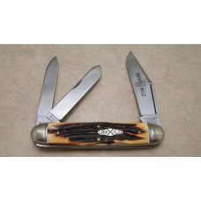 Great Eastern Cutlery Northfield UN-X-LD 2008 Burnt Stag 541308 Big Whittler Knife in Tube Great Eastern Cutlery Northfield UN-X-LD 2008 Burnt Stag 541308 Big Whittler Knife in Tube