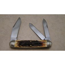 Great Eastern Cutlery Northfield UN-X-LD 2008 Burnt Stag 541308 Big Whittler Knife in Tube Great Eastern Cutlery Northfield UN-X-LD 2008 Burnt Stag 541308 Big Whittler Knife in Tube