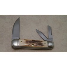 Great Eastern Cutlery Northfield UN-X-LD 2011 Burnt Stag 570311 Wharncliffe Whittler Knife in Tube Great Eastern Cutlery Northfield UN-X-LD 2011 Burnt Stag 570311 Wharncliffe Whittler Knife in Tube