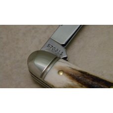 Great Eastern Cutlery Northfield UN-X-LD 2011 Burnt Stag 570311 Wharncliffe Whittler Knife in Tube Great Eastern Cutlery Northfield UN-X-LD 2011 Burnt Stag 570311 Wharncliffe Whittler Knife in Tube