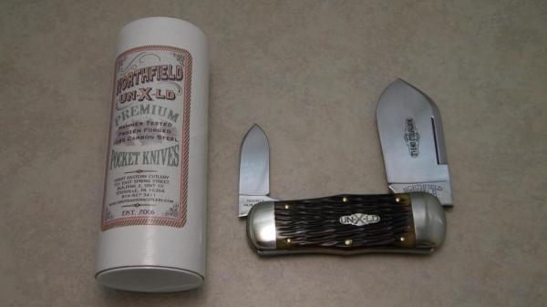 Great Eastern Cutlery Northfield UN-X-LD 2011 Walnut Stain Jig Bone 462211 Whaler Knife in Tube Great Eastern Cutlery Northfield UN-X-LD 2011 Walnut Stain Jig Bone 462211 Whaler Knife in Tube