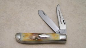 Case XX Stainless USA 1 Dot (1979) Bradford Centennial Stag 5207 SP SSP Mini Trapper Knife