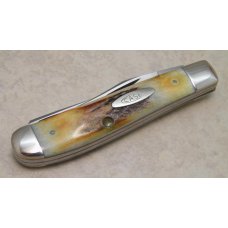 Case XX Stainless USA 1 Dot (1979) Bradford Centennial Stag 5207 SP SSP Mini Trapper Knife Case XX Stainless USA 1 Dot (1979) Bradford Centennial Stag 5207 SP SSP Mini Trapper Knife