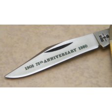 Case XX SS USA 10 Dot (1980) 75th Anniversary Stag 5208 SSP Half Whittler Knife Case XX SS USA 10 Dot (1980) 75th Anniversary Stag 5208 SSP Half Whittler Knife