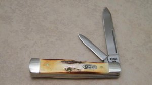 Case XX USA 3 Dot (1997) Stag 5215 SS Gunstock Knife