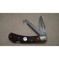 Remington UMC USA R3 Delrin Big Game Dual Lockback Knife & Pouch (1st Year Knife) in Box Remington UMC USA R3 Delrin Big Game Dual Lockback Knife & Pouch (1st Year Knife) in Box