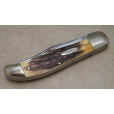 Case XX USA Stag 5265 SAB Folding Hunter Knife XX Frame Not Drilled c.1965 Case XX USA Stag 5265 SAB Folding Hunter Knife XX Frame Not Drilled c.1965