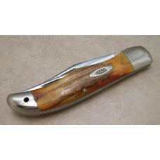 Case XX USA 1965-69 Stag 5265 SAB Folding Hunter Knife Drilled Case XX USA 1965-69 Stag 5265 SAB Folding Hunter Knife Drilled