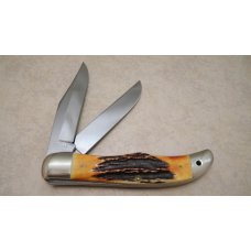 Case XX USA 10 Dot (1970) Stag 5265 SAB Folding Hunter Knife Drilled Case XX USA 10 Dot (1970) Stag 5265 SAB Folding Hunter Knife Drilled