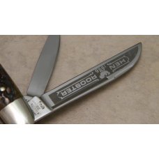 Hen & Rooster Solingen Germany 214DS Stag Hillbilly Congress Knife in Box c.1996 Hen & Rooster Solingen Germany 214DS Stag Hillbilly Congress Knife in Box c.1996