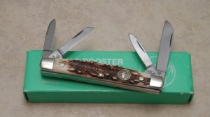 Hen & Rooster Solingen Germany 314DS Stag Congress Knife in Box